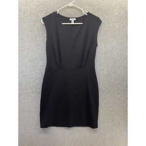 Nine West Women's Solid Black Dress Sleeveless A Line Size Medium